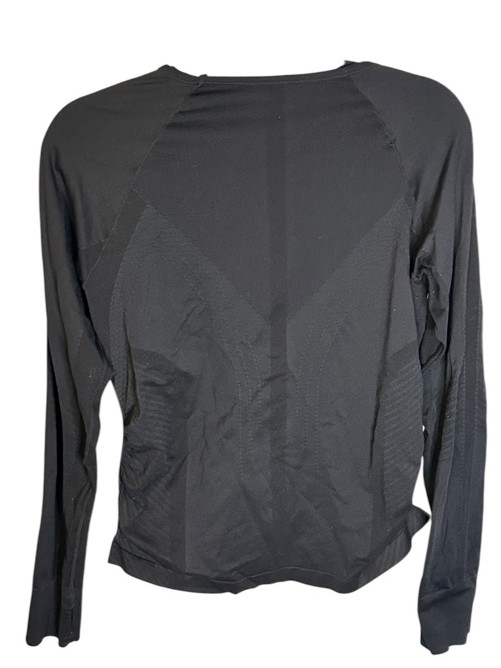 Quince Black Performance Long Sleeve Top XL Athletic Stretch Nylon Spandex - Picture 8 of 10